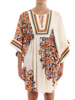 NWT Tory Burch $348 New Kaleidoscope Beach Tunic XL